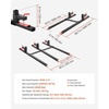 image:imageVEVOR Pallet Forks 2000 lbs Clamp on Pallet Forks 60Inch Total Length HeavyDuty Tractor Fork with Adjustable Stabilizer Bar for Tractor Attachments Loader Bucket and Skid Steer Black60 Inch