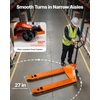 image:imageVEVOR Pallet Jack 5500 lbs Load Capacity Manual Pallet Truck with 48L x 27W Inch Forks for Material Handling 33571 Inch Fork Lift Height Range Suitable for Warehouse Supermarket Manufacturing6600 LBS