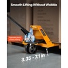 image:imageVEVOR Pallet Jack 5500 lbs Load Capacity Manual Pallet Truck with 48L x 27W Inch Forks for Material Handling 33571 Inch Fork Lift Height Range Suitable for Warehouse Supermarket Manufacturing5500 LBS