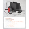 image:imageVEVOR Panel Dolly 1000 LBS Load Capacity Drywall Mover with 10 Inch Rubber Wheels Fits Different Terrain Adjustable Clamp Panel Cart for Steel Panels Mattress Doors and Drywall Sheet Black600LBS