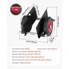 image:imageVEVOR Panel Dolly 1000 LBS Load Capacity Drywall Mover with 10 Inch Rubber Wheels Fits Different Terrain Adjustable Clamp Panel Cart for Steel Panels Mattress Doors and Drywall Sheet Black1000LBS
