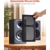 image:imageVEVOR Passive Bookshelf Speaker 300W Book Shelf Stereo Speakers with 525Inch Woofer and 1Inch Tweeter Detachable Grille 65Hz20KHz Frequency Response Wooden Enclosurefor Home Theater 1 Pair525 Inch