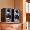 image:imageVEVOR Passive Bookshelf Speaker 300W Book Shelf Stereo Speakers with 525Inch Woofer and 1Inch Tweeter Detachable Grille 65Hz20KHz Frequency Response Wooden Enclosurefor Home Theater 1 Pair525 Inch