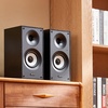 image:imageVEVOR Passive Bookshelf Speaker 300W Book Shelf Stereo Speakers with 525Inch Woofer and 1Inch Tweeter Detachable Grille 65Hz20KHz Frequency Response Wooden Enclosurefor Home Theater 1 Pair55 Inch