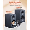 image:imageVEVOR Passive Bookshelf Speaker 300W Book Shelf Stereo Speakers with 525Inch Woofer and 1Inch Tweeter Detachable Grille 65Hz20KHz Frequency Response Wooden Enclosurefor Home Theater 1 Pair525 Inch
