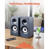 image:imageVEVOR Passive Bookshelf Speaker 300W Book Shelf Stereo Speakers with 525Inch Woofer and 1Inch Tweeter Detachable Grille 65Hz20KHz Frequency Response Wooden Enclosurefor Home Theater 1 Pair55 Inch