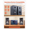 image:imageVEVOR Passive Bookshelf Speaker 300W Book Shelf Stereo Speakers with 525Inch Woofer and 1Inch Tweeter Detachable Grille 65Hz20KHz Frequency Response Wooden Enclosurefor Home Theater 1 Pair55 Inch