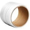image:imageVEVOR Polyester Strapping Roll 330 Length x 34 Width x 003 Thickness 1763 lbs Break Strength Heavy Duty Banding Pallet Strap Coil Portable Strong Banding Packing Straps White