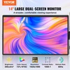 image:imageVEVOR Portable Laptop Screen Extender 14 FHD 1080P IPS Dual Extended Monitor for 1317 Laptop Swivel Portable Monitor USBCUSBAMini HDMI Port Compatible with MacWinsAndroidSwitchPS514 Triple Screen Extender