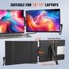 image:imageVEVOR Portable Laptop Screen Extender 14 FHD 1080P IPS Dual Extended Monitor for 1317 Laptop Swivel Portable Monitor USBCUSBAMini HDMI Port Compatible with MacWinsAndroidSwitchPS514 Dual Screen