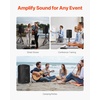 image:imageVEVOR Portable PA System with Microphone 300W Powered Sound System with 8 Channel Mixer Dual 8 Speakers Wireless Bluetooth Compact Stands USB SD XLR RCA Inputs for DJs Events Indoor ampOutdoor800W