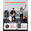 image:imageVEVOR Portable PA System with Microphone 300W Powered Sound System with 8 Channel Mixer Dual 8 Speakers Wireless Bluetooth Compact Stands USB SD XLR RCA Inputs for DJs Events Indoor ampOutdoor2000W