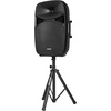 image:imageVEVOR Portable PA System with Microphone 300W Powered Sound System with 8 Channel Mixer Dual 8 Speakers Wireless Bluetooth Compact Stands USB SD XLR RCA Inputs for DJs Events Indoor ampOutdoor2000W