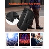image:imageVEVOR Portable PA System with Microphone 300W Powered Sound System with 8 Channel Mixer Dual 8 Speakers Wireless Bluetooth Compact Stands USB SD XLR RCA Inputs for DJs Events Indoor ampOutdoor2000W