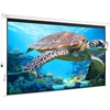 image:imageVEVOR Projector Screen 100 inch Manual Pull Down Projector Screen 169 4K 1080 HD Projector Screen AutoLocking Portable Projection Screen Projector Screen for Family Home Office TheaterTLES120