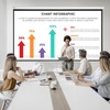 image:imageVEVOR Projector Screen 100 inch Manual Pull Down Projector Screen 169 4K 1080 HD Projector Screen AutoLocking Portable Projection Screen Projector Screen for Family Home Office TheaterTL100SA