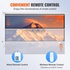 image:imageVEVOR Projector Screen 100 inch Manual Pull Down Projector Screen 169 4K 1080 HD Projector Screen AutoLocking Portable Projection Screen Projector Screen for Family Home Office TheaterTLES100