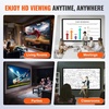image:imageVEVOR Projector Screen 130inch Outdoor Projector Screen 169 Movie Screen Fixed Frame 3D Projector Screen for 4K HDTV Movie Theater110inch