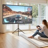 image:imageVEVOR Projector Screen with Stand 60 Inch 160 Wide Angle Indoor Outdoor Projection Screen 169 4K HD Wrinkleless Portable Tripod Screens with Carry Bag for Movie Home Theater Office PresentationProjector Screen with Stand80