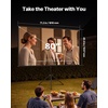 image:imageVEVOR Projector Screen with Stand 60 Inch 160 Wide Angle Indoor Outdoor Projection Screen 169 4K HD Wrinkleless Portable Tripod Screens with Carry Bag for Movie Home Theater Office PresentationProjector Screen with Stand80