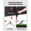 image:imageVEVOR Projector Screen with Stand 60 Inch 160 Wide Angle Indoor Outdoor Projection Screen 169 4K HD Wrinkleless Portable Tripod Screens with Carry Bag for Movie Home Theater Office PresentationTS60H
