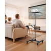 image:imageVEVOR Projector Stand 2 Shelves Laptop Floor Stand Projector Stands Table with Adjustable Height 3386 to 5354 inch IBeam Frame Projectors Stands Tripod for Meetings Outdoor Movies Video Stand