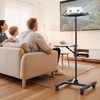 image:imageVEVOR Projector Stand 2 Shelves Laptop Floor Stand Projector Stands Table with Adjustable Height 3386 to 5354 inch IBeam Frame Projectors Stands Tripod for Meetings Outdoor Movies Video Stand