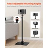 image:imageVEVOR Projector Stand Projector Floor Stand with Adjustable Height 303 to 634 inch 360 Horizontal Rotation Projectors Cart for Meetings Outdoor Movies Video Stand Gimbal Mount or Tray Support