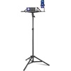 image:imageVEVOR Projector Stand with Wheels Laptop Stand Tripod Adjustable Height from 313 to 673 Projector Tripod Stand with 2 Trays amp Gooseneck Phone Holder for Outdoor Movies Home Office or StudioTripod without Wheels