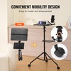 image:imageVEVOR Projector Stand with Wheels Laptop Stand Tripod Adjustable Height from 313 to 673 Projector Tripod Stand with 2 Trays amp Gooseneck Phone Holder for Outdoor Movies Home Office or StudioTripod with Wheels
