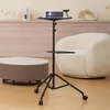 image:imageVEVOR Projector Stand with Wheels Laptop Stand Tripod Adjustable Height from 313 to 673 Projector Tripod Stand with 2 Trays amp Gooseneck Phone Holder for Outdoor Movies Home Office or StudioTripod with Wheels