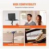 image:imageVEVOR Projector Stand with Wheels Laptop Stand Tripod Adjustable Height from 313 to 673 Projector Tripod Stand with 2 Trays amp Gooseneck Phone Holder for Outdoor Movies Home Office or StudioTripod with Wheels