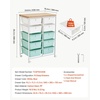 image:imageVEVOR Rolling Cart with Drawers 4 Drawer Storage Organizer Mobile Utility Cart with Steel Frame Universal Casters amp 2 Brakes for Office Classroom Craft Tools Garage Cleaning Supplies Rose Red248 L x 154 W x 352 H
