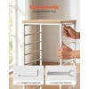 image:imageVEVOR Rolling Cart with Drawers 4 Drawer Storage Organizer Mobile Utility Cart with Steel Frame Universal Casters amp 2 Brakes for Office Classroom Craft Tools Garage Cleaning Supplies Rose Red157 L x 130 W x 281 H