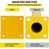 image:imageVEVOR Safety Bollard 36 Inch Height Bollard Post 55 Inch Diameter Steel Pipe Safety Bollard Post Yellow Steel Bollard Steel Safety Bollard with 8 Anchor Bolts Perfect for TrafficSensitive Area36Hx55D