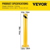 image:imageVEVOR Safety Bollard 36 Inch Height Bollard Post 55 Inch Diameter Steel Pipe Safety Bollard Post Yellow Steel Bollard Steel Safety Bollard with 8 Anchor Bolts Perfect for TrafficSensitive Area36Hx55D