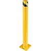 image:imageVEVOR Safety Bollard 36 Inch Height Bollard Post 55 Inch Diameter Steel Pipe Safety Bollard Post Yellow Steel Bollard Steel Safety Bollard with 8 Anchor Bolts Perfect for TrafficSensitive Area42Hx55D