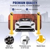 image:imageVEVOR Safety Bollard 48 Inch Height Bollard Post 45 Inch Diameter Steel Pipe Safety Bollard Post Yellow Steel Bollard Steel Safety Bollard with 8 Anchor Bolts Perfect for TrafficSensitive Area36Hx45D