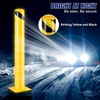 image:imageVEVOR Safety Bollard 48 Inch Height Bollard Post 45 Inch Diameter Steel Pipe Safety Bollard Post Yellow Steel Bollard Steel Safety Bollard with 8 Anchor Bolts Perfect for TrafficSensitive Area36Hx45D