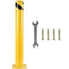 image:imageVEVOR Safety Bollard 48 Inch Height Bollard Post 45 Inch Diameter Steel Pipe Safety Bollard Post Yellow Steel Bollard Steel Safety Bollard with 8 Anchor Bolts Perfect for TrafficSensitive Area48Hx45D