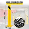 image:imageVEVOR Safety Bollard 48 Inch Height Bollard Post 45 Inch Diameter Steel Pipe Safety Bollard Post Yellow Steel Bollard Steel Safety Bollard with 8 Anchor Bolts Perfect for TrafficSensitive Area48Hx45D