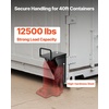 image:imageVEVOR Shipping Container Jack Lug with UShaped Handle 1Pack Storage Leveler Booster Withstands Sun amp Rain Heavy Duty Container Jack Lug for Shipping Industry Logistics Warehouse Management1Pack