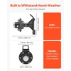 image:imageVEVOR Shipping Container Wheels 6Lug Wheels Kit Heavy Duty Shipping Container Axle with Ratchet Tie DownMoves 20 ft  40 ft Secure Transport for Dock Warehouse Construction Site Black6Lug