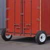 image:imageVEVOR Shipping Container Wheels 8Lug Wheels Kit Heavy Duty Shipping Container Accessories with Ratchet Tie DownMoves 20 ft  40 ft Secure Transport for Dock Warehouse Construction Site Black