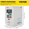 image:imageVEVOR Single Phase to 3Phase Rotary Converter 75HP 21A 208240V InputOutput Rotary Phase Converter  Expandable to Higher Horsepower for HeavyLoad EquipmentWhite4HP14A