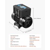 image:imageVEVOR Single Phase to 3Phase Rotary Converter 75HP 21A 208240V InputOutput Rotary Phase Converter  Expandable to Higher Horsepower for HeavyLoad EquipmentBlack75HP21A