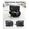 image:imageVEVOR Single Phase to 3Phase Rotary Converter 75HP 21A 208240V InputOutput Rotary Phase Converter  Expandable to Higher Horsepower for HeavyLoad EquipmentBlack25HP7A