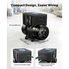 image:imageVEVOR Single Phase to 3Phase Rotary Converter 75HP 21A 208240V InputOutput Rotary Phase Converter  Expandable to Higher Horsepower for HeavyLoad EquipmentBlack5HP14A