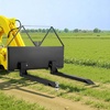 image:imageVEVOR Skid Steer Pallet Forks 2600 lbs Rated Capacity Pallet Fork Frame Attachment with 48inch Pallet Forks Blades 178 inch Ball Hitch Receiver Quick Tach Connection for Skid Steers Tractors