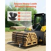 image:imageVEVOR Skid Steer Pallet Forks 2600 lbs Rated Capacity Pallet Fork Frame Attachment with 48inch Pallet Forks Blades 178 inch Ball Hitch Receiver Quick Tach Connection for Skid Steers Tractors